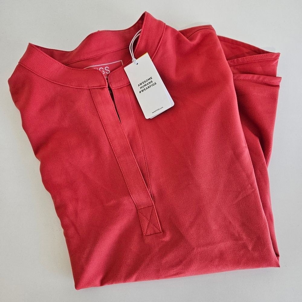 NWT Figs | Rafaela Oversized Scrub Top In Clay, Womens 3XL - Picture 6 of 6